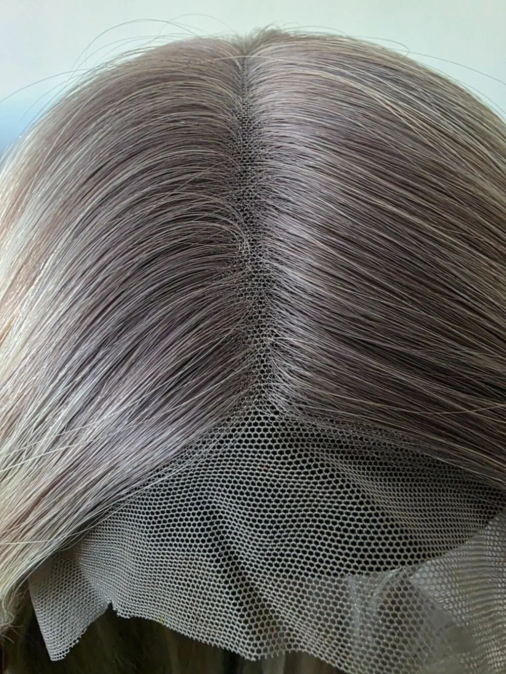 Maylene- Blonde Balayage Remy: Human Hair Lace Front Wig- 18